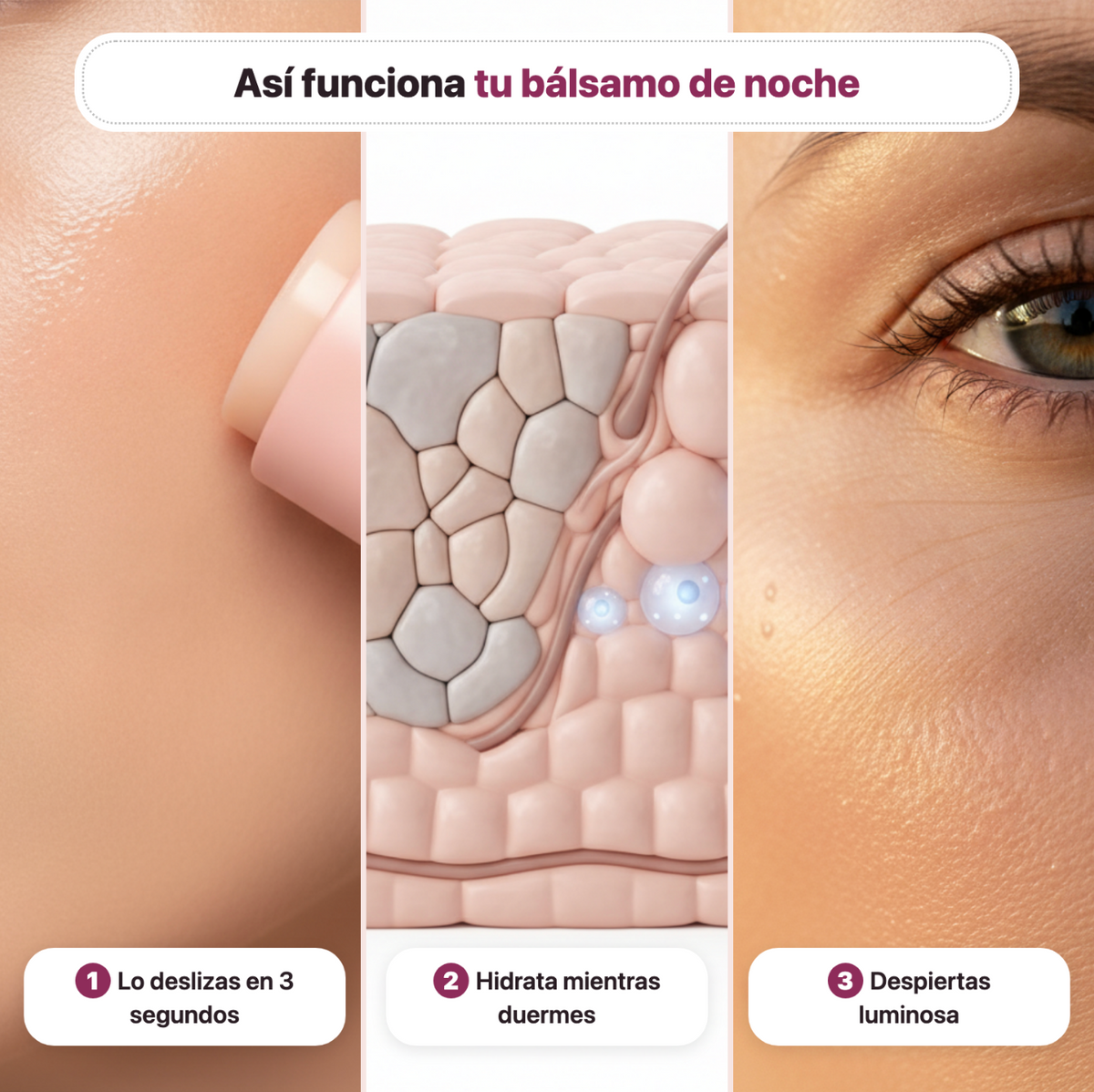 Bálsamo Facial Hidratante Antiarrugas