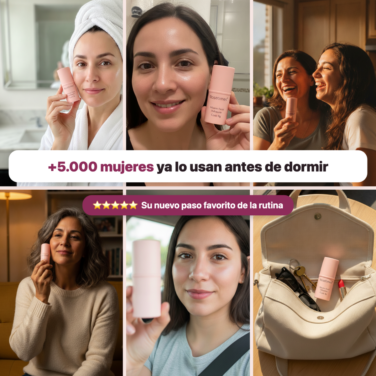 Bálsamo Facial Hidratante Antiarrugas